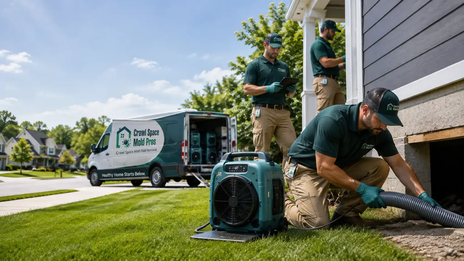 Crawl Space Mold Removal in Prescott, IA
